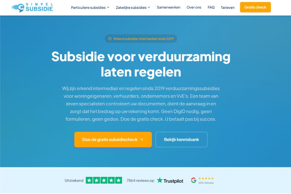 Simpel Subsidie - Simpel Subsidie Platform